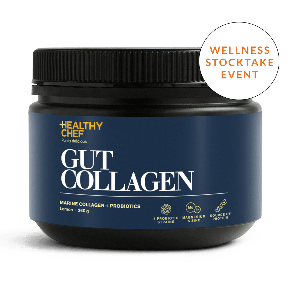 Gut Collagen - 260g Supplement Powders The Healthy Chef 