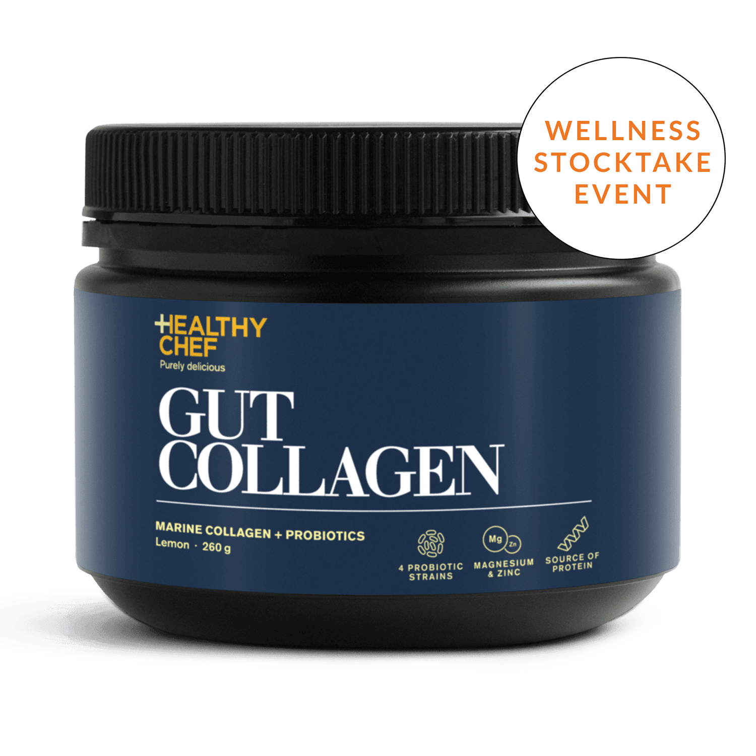 Gut Collagen - 260g Supplement Powders The Healthy Chef 