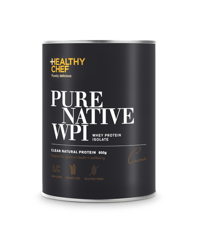 Pure Native WPI Cocoa Protein The Healthy Chef 