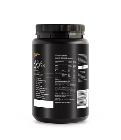 Whey Protein Isolate Natural Supplement Powders The Healthy Chef 