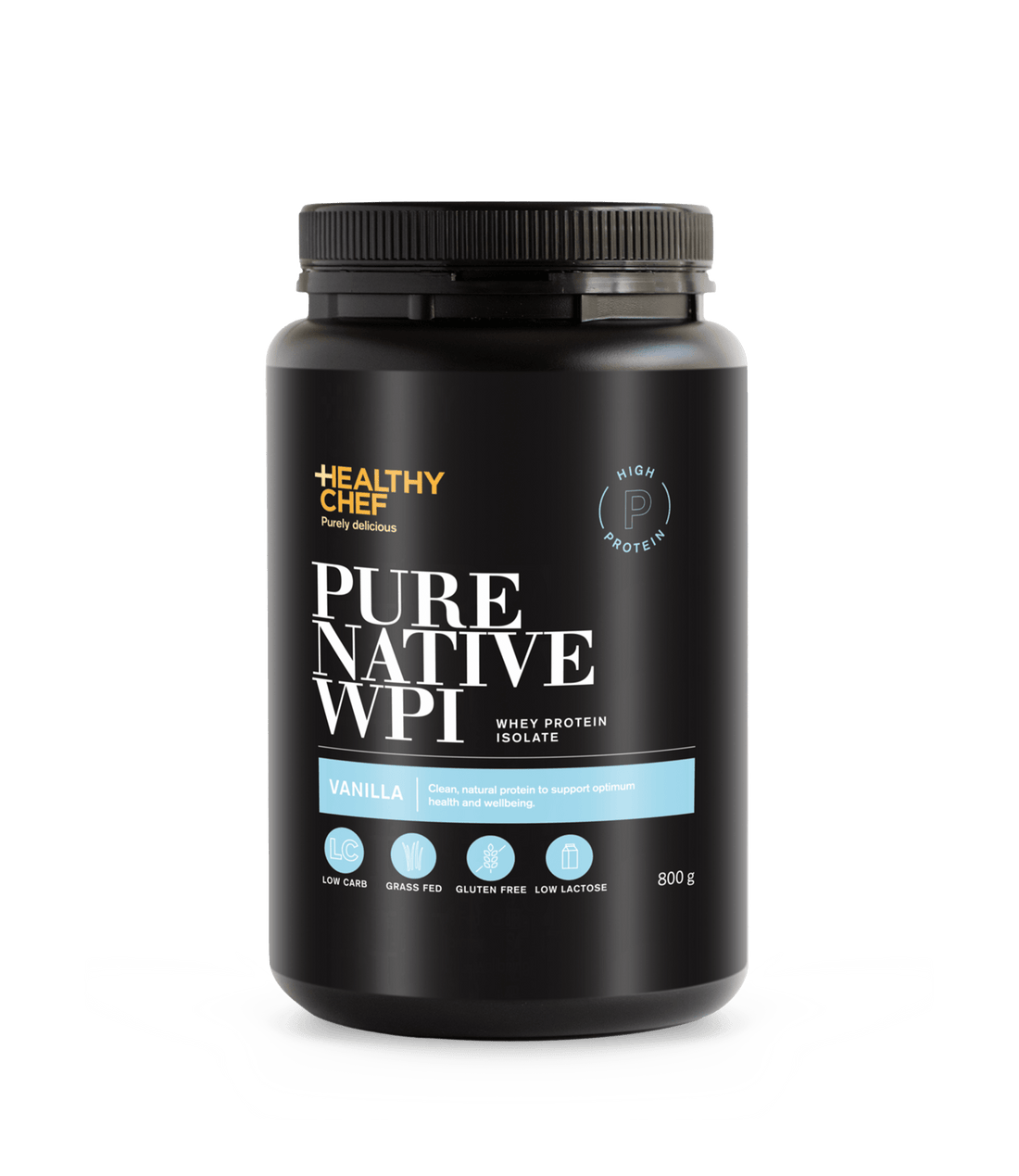 Whey Protein Isolate Vanilla Supplement Powders The Healthy Chef 