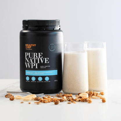Whey Protein Isolate Vanilla Supplement Powders The Healthy Chef 