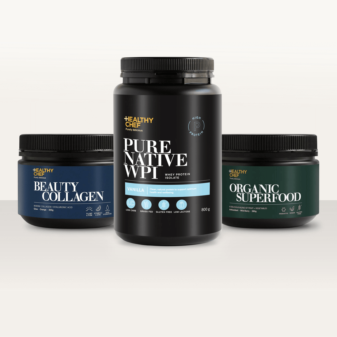 Beauty Bundle Supplement Powders The Healthy Chef 