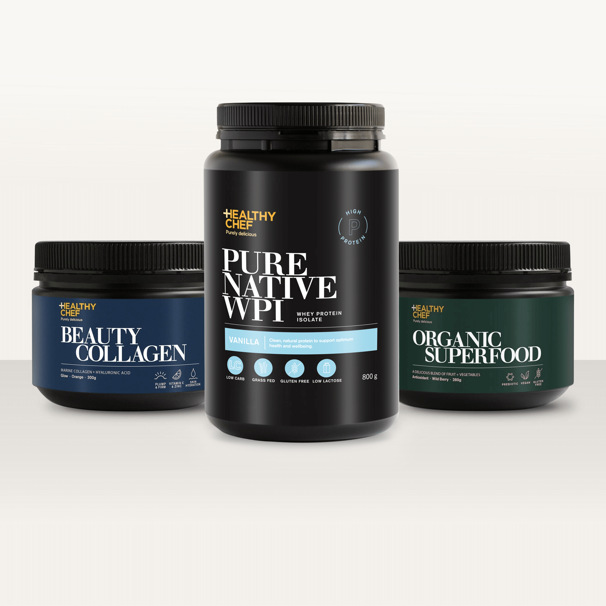 Beauty Bundle Supplement Powders The Healthy Chef 