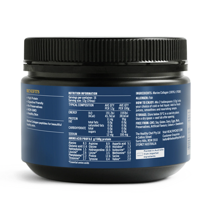 Marine Collagen - 200g Supplement Powders The Healthy Chef 