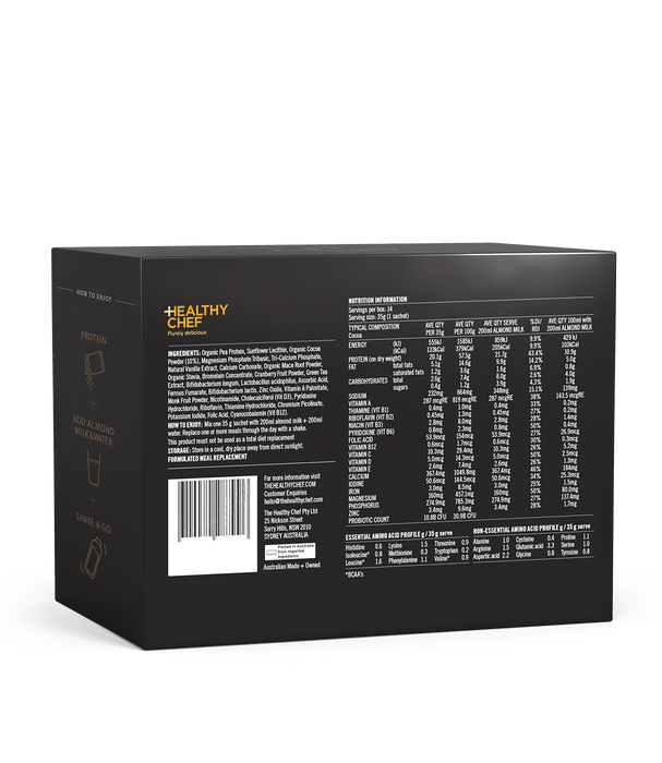 Body Shaping Shake Cocoa Protein The Healthy Chef 